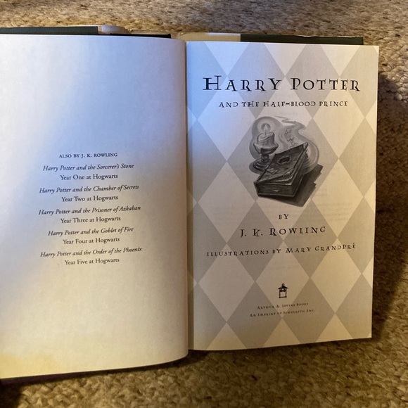 Book: Harry Potter and the Half-Blood Prince First American Edition, July 2005 - Picture 7 of 16
